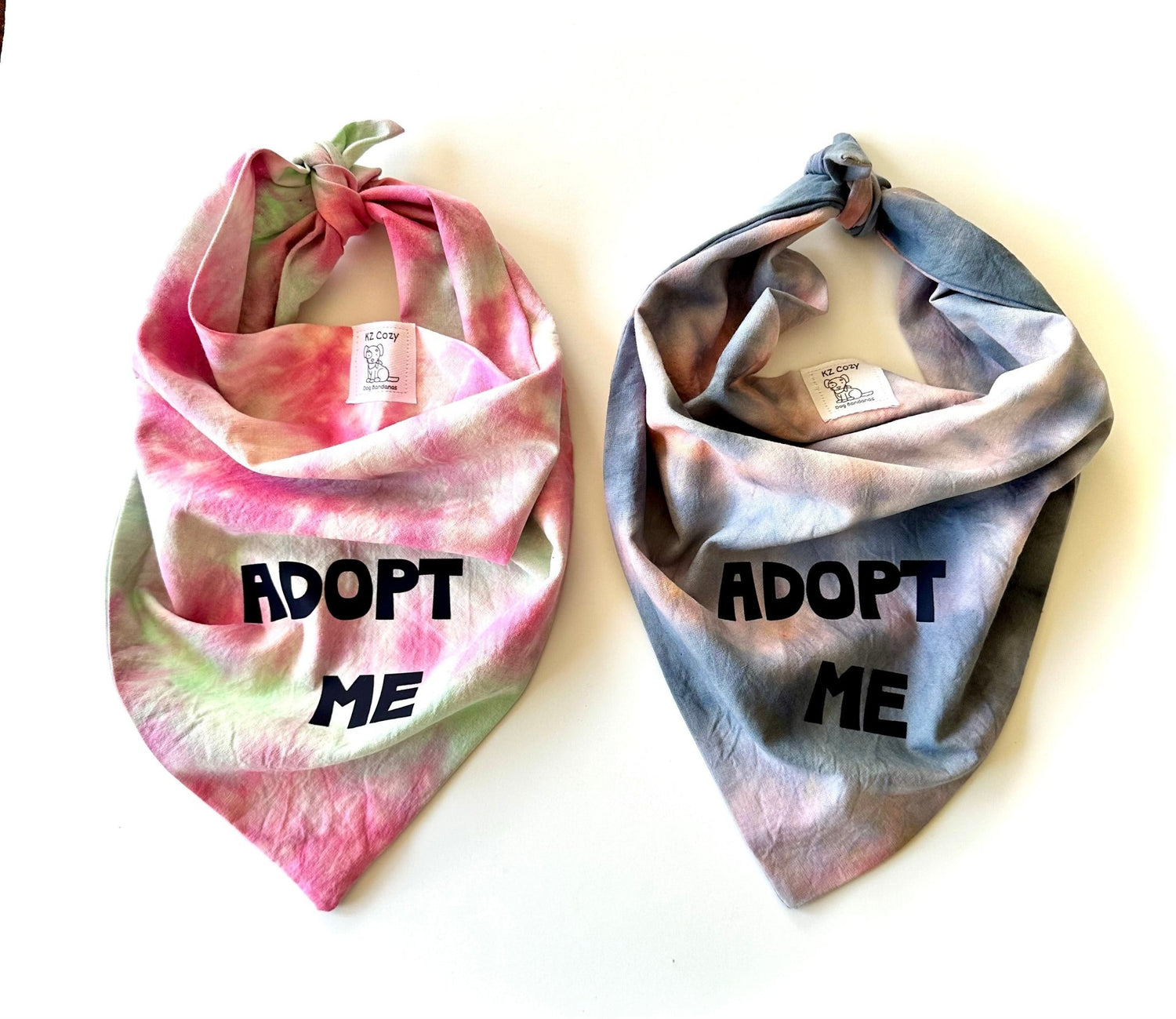 Adopt Me Tie Dye Dog Bandana Best Seller - Wild Things, Etc.