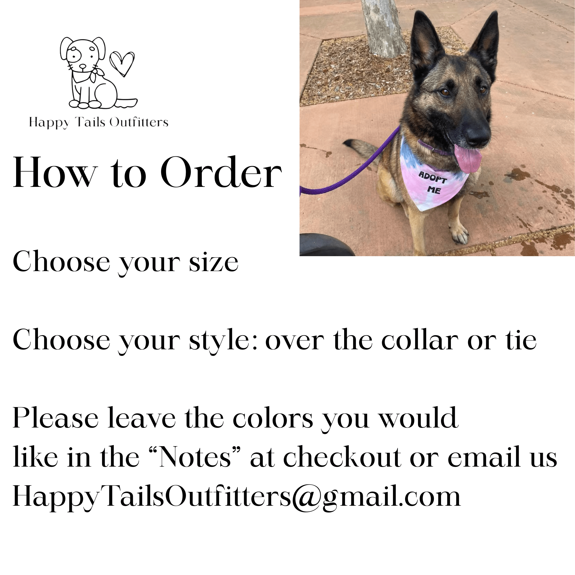 Adopt Me Tie Dye Dog Bandana Best Seller - Wild Things, Etc.