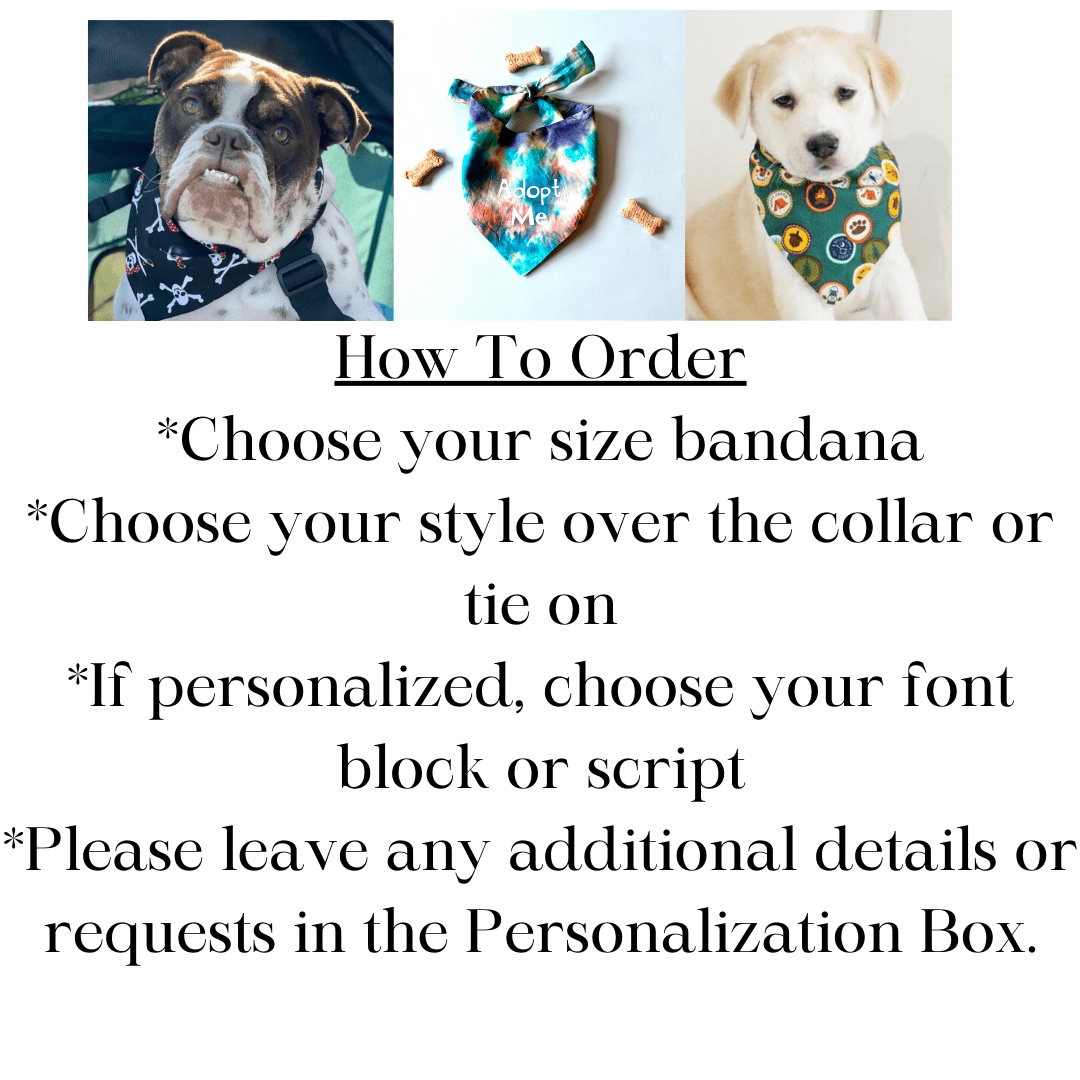 Cow Print Dog Bandana - Wild Things, Etc.