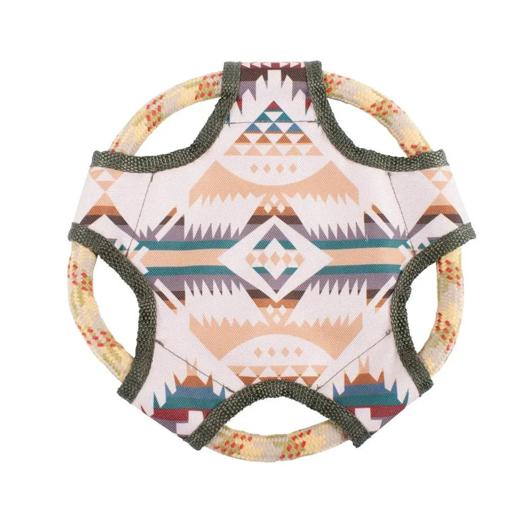 Pendleton Flying Disc Rope Dog Toy - Wild Things, Etc.