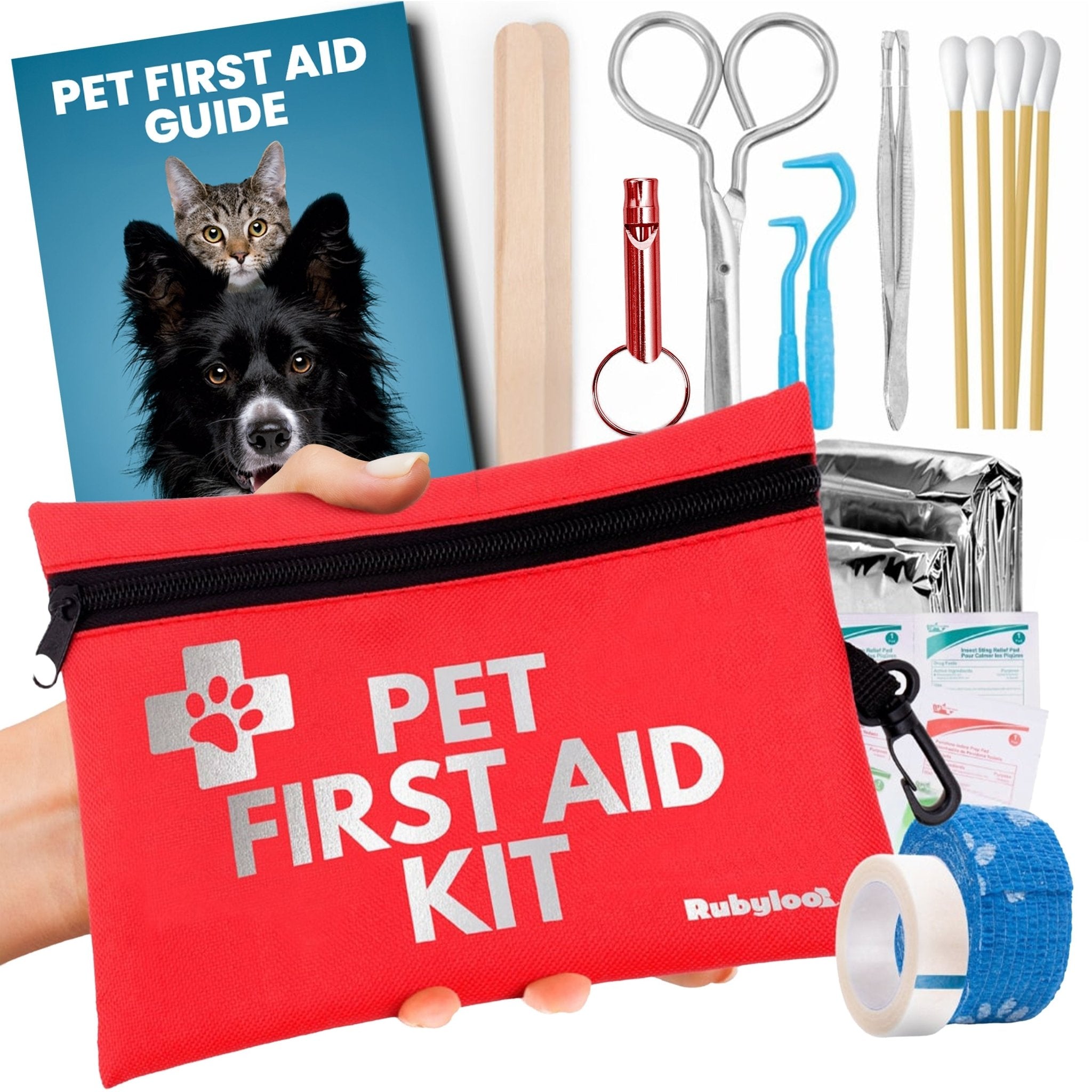 Pet First Aid Kit for Dogs & Cats with Vet - Approved Essentials - Wild Things, Etc.
