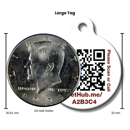 PetHub QR Pet ID Tag – Original Get Me Home Club - Wild Things, Etc.