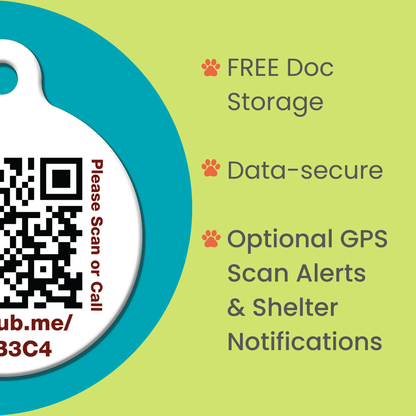 PetHub QR Pet ID Tag – Original Get Me Home Club - Wild Things, Etc.
