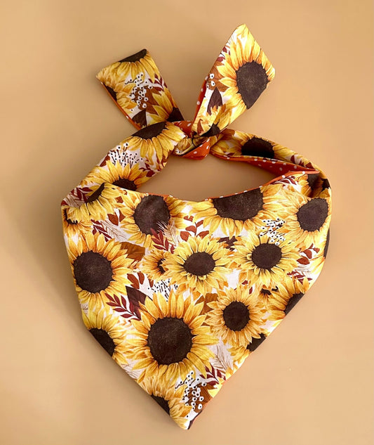 Sunflower Dog Bandana - Wild Things, Etc.