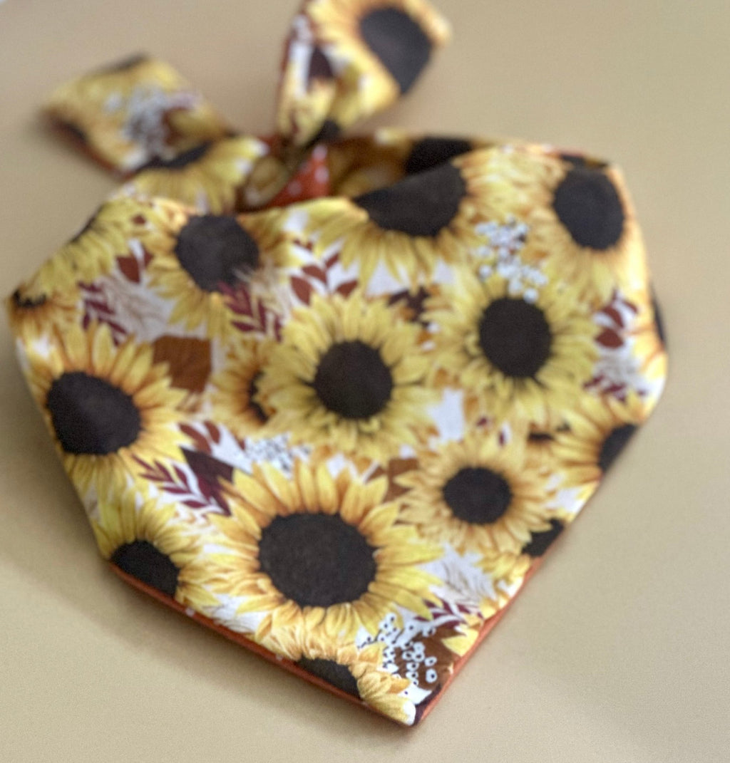 Sunflower Dog Bandana - Wild Things, Etc.