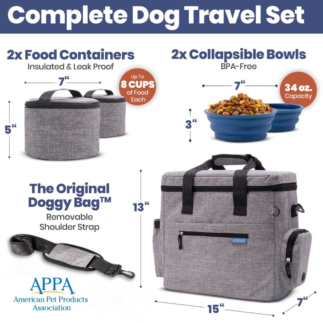 The Original Doggy Bag™ Dog Travel Bag for Supplies - Wild Things, Etc.