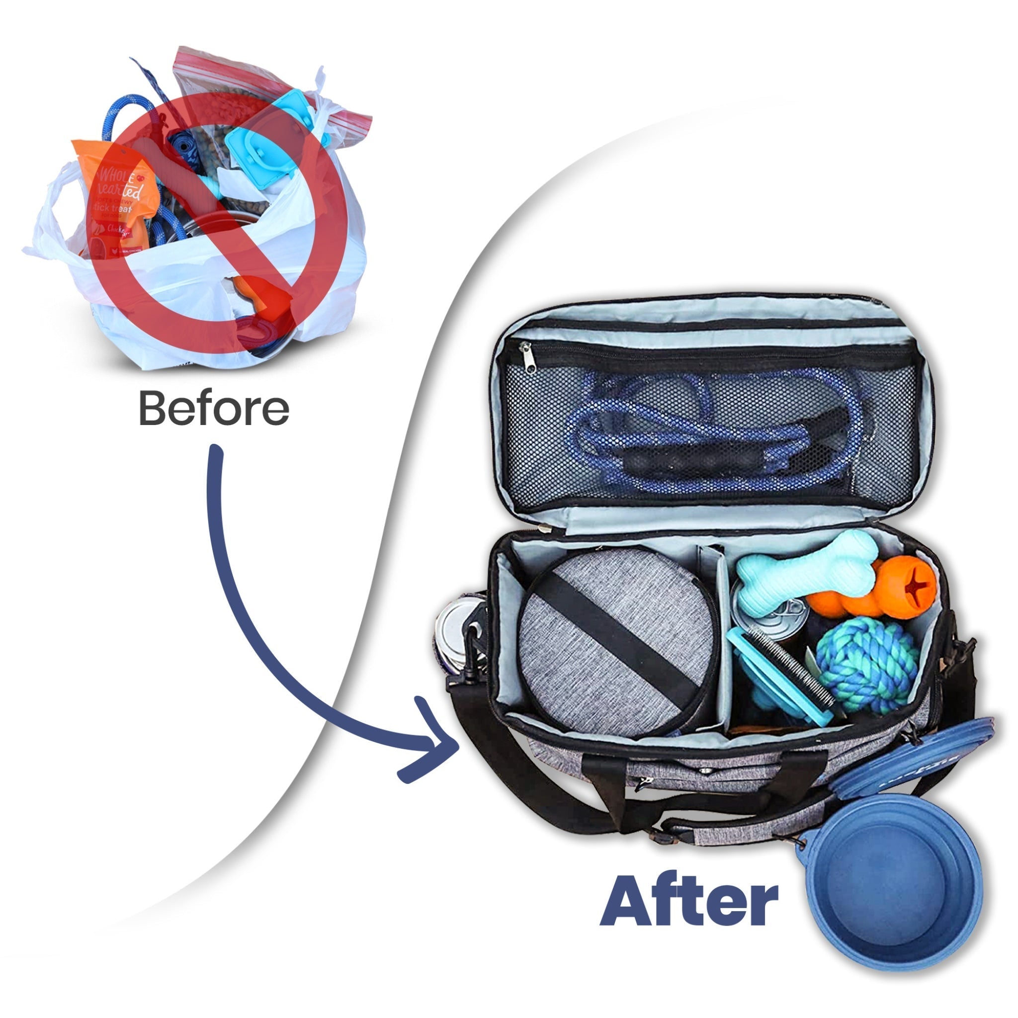 The Original Doggy Bag™ Dog Travel Bag for Supplies - Wild Things, Etc.