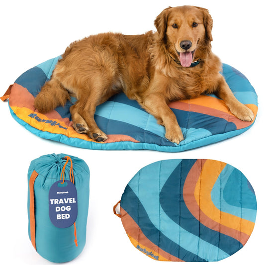 Travel Dog Bed – Foldable, Lightweight, Water Resistant Mat - Wild Things, Etc.